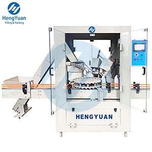 Automatic Anti-corrosive Star Wheel Double Heads Capping Machine