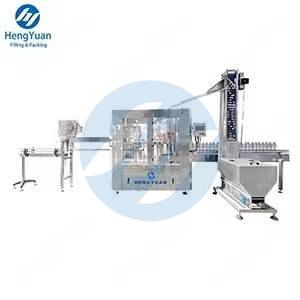 HY-CGF 8-8-3 Automatic PET Bottles Rinsing Filling and Screwing Capping Machine for Drinking Water Dispensing Equipment