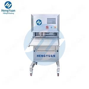HYBIB-10F Semi-automatic Floor Standing Type Flowmeter Dosing BIB Bag in Box One Head Liquid Filling Capping Machine