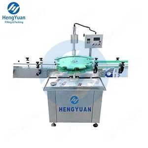 HYPS-1R Automatic PVC and PE Plastic Foil Lid Bottle Mouth Single Head Shrinkage Sealing Machine