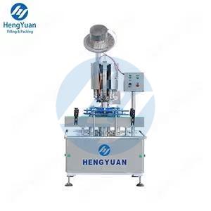 HYRS-C Automatic Rotary Bottles Multi-heads Crown Lid Pressing Capping Machine | High Speed Sealing Equipment