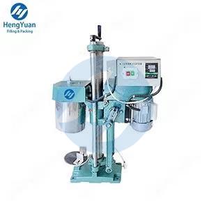 HYSC-1A-E Semi automatic PVC and PE Plastic Lid Bottle Mouth Single Head Shrinkage Sealing Machine