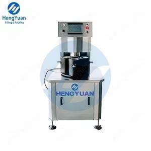 HYSC-X10-T Semi-automatic Vacuum Capping Machine | Lug Metal Lid Twist-off Glass Bottle Sealer with Touch Screen Panel HYSC-X10-T Semi-automatic Vacuum Capping Machine | Lug Metal Lid Twist-off Glass Bottle Sealer with Touch Screen Panel