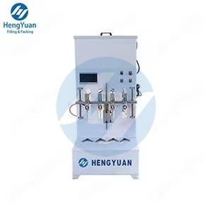 HYSG-AE Semi automatic Anti-corrosive Gravity Type Liquid Filling Machine for Anti-virus Liquid Bleach, Toilet Bowl Cleaner