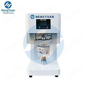 HYSS-1C POP Can Tin Plate Lid Single-head Capping Machine Sealing Equipment Semi Automatic