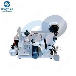 HYT-60 Semi-automatic Non-dry Glue Self-Adhesive Sticker Flat Surface Plane Labeling Machine | Label Applicator