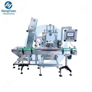 HYXG-4C-C Automatic Servo Motor Four Wheels Clamping Lid Capping Machine