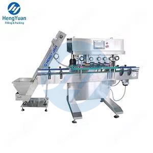 HYXG-8XT Automatic Eight Wheels Screwing Lid Bottle Capping Machine With HMI Touch Screen Operated