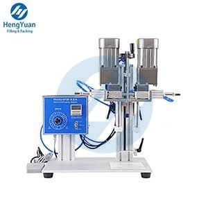 Semi-automatic Four Wheels Clamping Capping Machine 