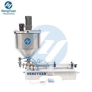 Semi-automatic Pneumatic Piston Single-head Mixed Sauce Filling Machine Semi-automatic Pneumatic Piston Single-head Mixed Sauce Filling Machine