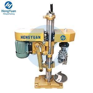 Semi-automatic Single Head Aluminium Lid ROPP Capping Machine 