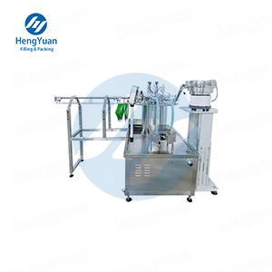 Spout Pouch Two Heads Filling Capping Machine